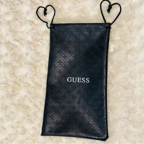 New Guess Black Sunglasses with pouch Guess GF5076 01X Pilot Black Sunglasses | SmartBuyGlasses US main image 3